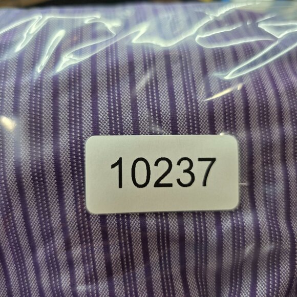 Mens Tommy Bahama Purple Striped Polo Shirt Pima Cotton Blend Golf Size XXL - Picture 8 of 8